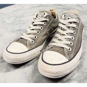 Converse Chuck Taylor All Star Shoes Mens Size 5 Womens 7 Gray Low Top Canvas